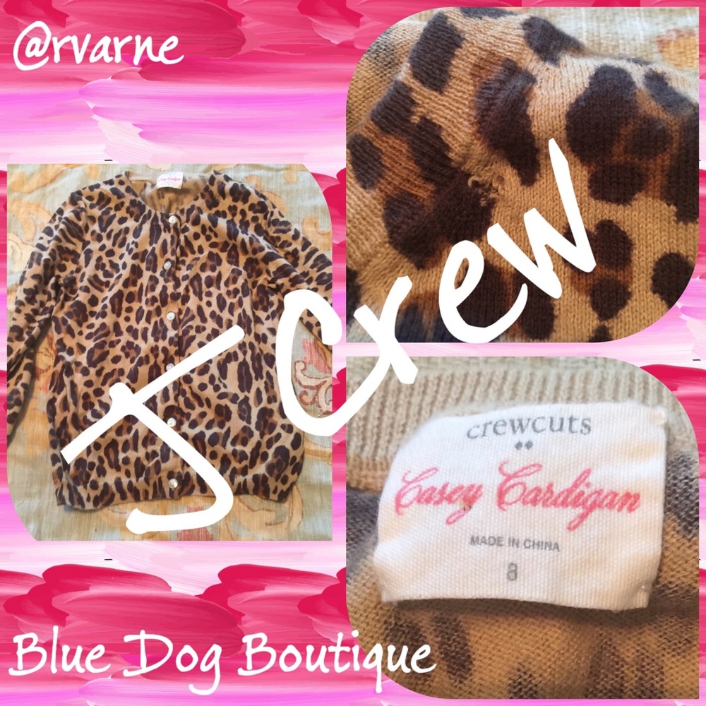 J Crew Leopard Cardigan